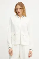 Bunda Liu Jo dámská, bílá barva, přechodná, TA5119 J5942