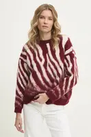 Svetr Answear.LAB dámský, vínová barva, hřejivý