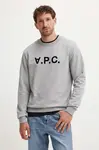 Bavlněná mikina A.P.C. sweat standard grand vpc GOTS