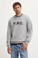 Bavlněná mikina A.P.C. sweat standard grand vpc GOTS