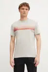Bavlněné tričko Calvin Klein béžová barva, s potiskem, K10K114163