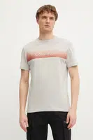Bavlněné tričko Calvin Klein béžová barva, s potiskem, K10K114163
