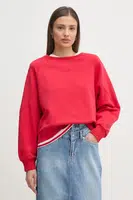Mikina Pepe Jeans REESE dámská, červená barva, hladká, PL581480