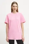 Bavlněné tričko La Mania růžová barva, BONI.3