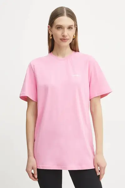 Bavlněné tričko La Mania růžová barva, BONI.3