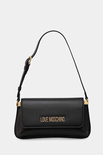 Kabelka Love Moschino černá barva, JC4058PP1
