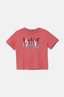 Dětské bavlněné tričko United Colors of Benetton