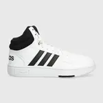Dětské sneakers boty adidas Originals HOOPS 3.0 MID K bílá barva