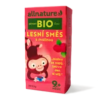 Allnature BIO Lesní směs s malinou dětský čaj 20x1,5 g