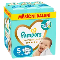 Pampers Premium Care vel. 5 11–16 kg dětské pleny 148 ks