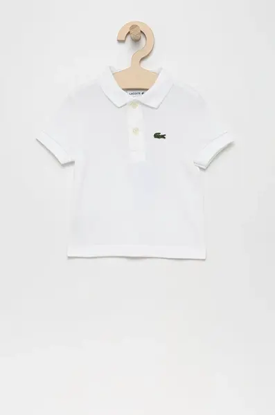 Dětská bavlněná polokošile Lacoste