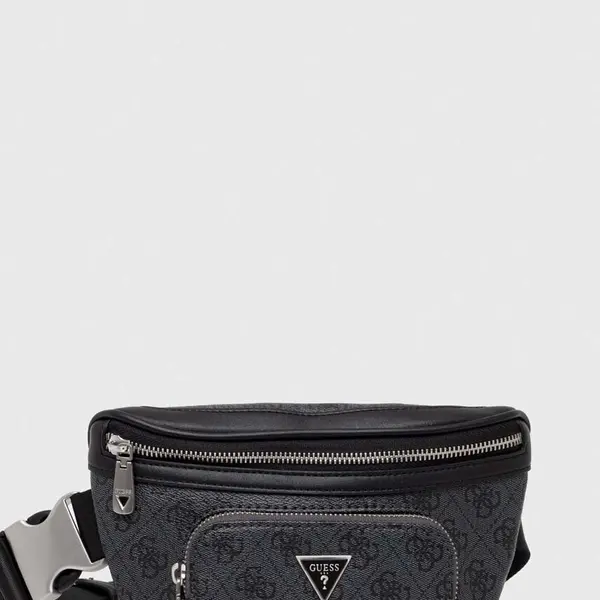 Ledvinka Guess VEZZOLA šedá barva, HMEVZL P3231