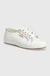 Tenisky Superga 2750 MULTICOLOR BEADS dámské, bílá barva, S31352W