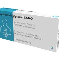 Suppositoria glycerini SANO Glycerínové čípky Classic 2 g 10 ks