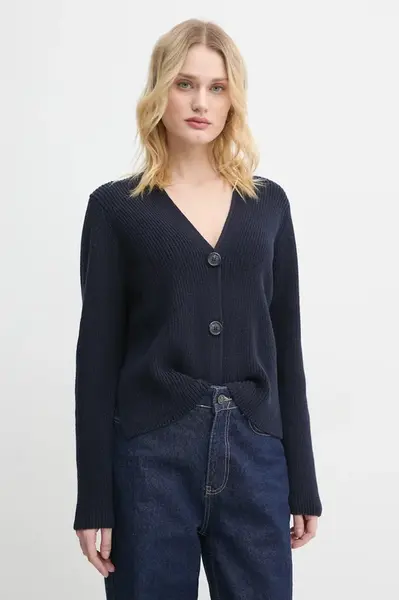 Bavlněný kardigan Marc O'Polo tmavomodrá barva, lehký, B01605961069