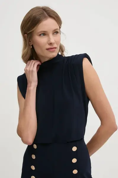 Halenka Joseph Ribkoff dámská, tmavomodrá barva, hladká, 251022