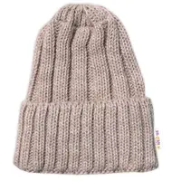 Baby Nellys Zimní nadčasová čepice Mom and Baby, béžová