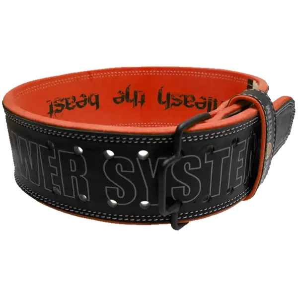 Power System Fitness opasek BEAST PS-3830 červený - M