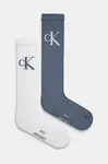 Ponožky Calvin Klein Jeans 2-pack pánské, modrá barva, 701228802
