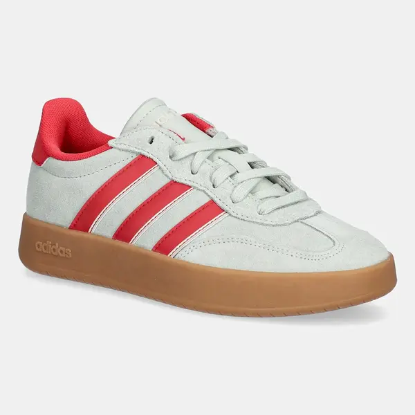 Semišové sneakers boty adidas Barreda tyrkysová barva, JP7109