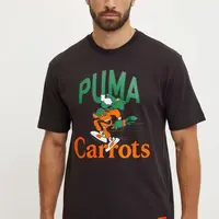 Bavlněné tričko Puma PUMA X CARROTS Graphic Tee černá barva, s potiskem, 627443