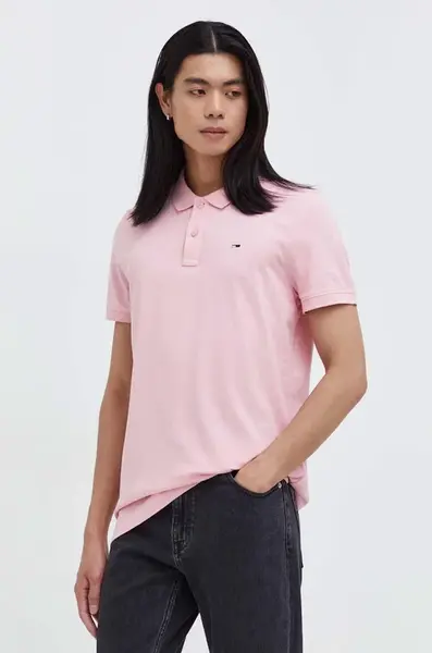 Tommy Jeans  Bavlněné polo tričko