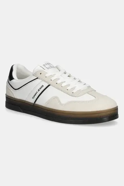 Kožené sneakers boty Tommy Jeans THE GREENWICH LEATHER