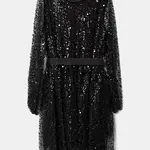 Dívčí šaty Guess černá barva, mini, J5RK11 KCLM0