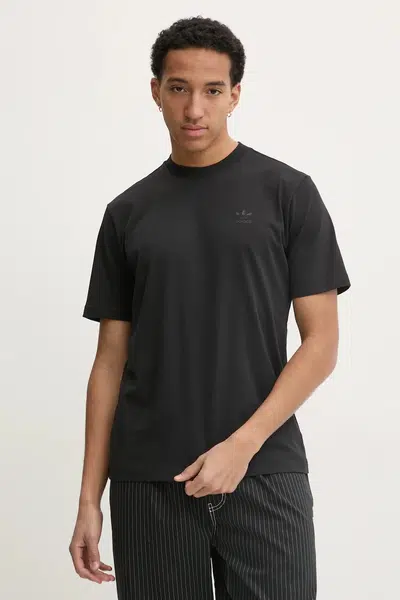 Bavlněné tričko adidas Originals Q12 TS TEE CO černá barva, s potiskem, JP0193
