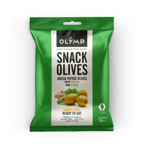 Olymp Zelené olivy bez pecky se zázvorem a bylinkami 70 g