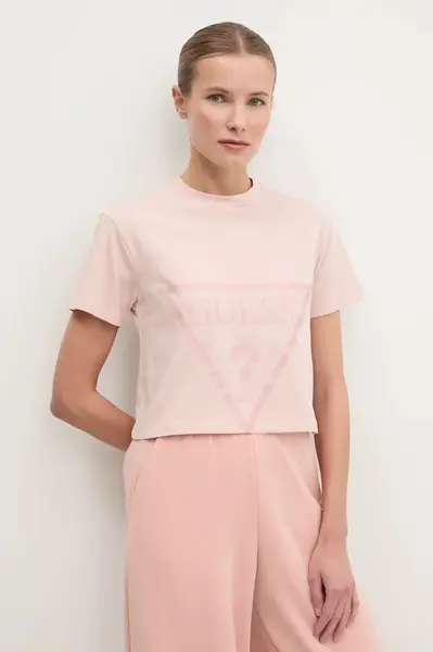 Bavlněné tričko Guess ADELE