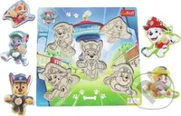 Dřevěná vkládačka Tlapková patrola - puzzle z kategorie Maxi dílky