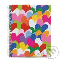 Cuore A5 poznámkový blok 90 g - srdce