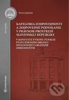 Kategória zodpovednosti a zodpovedné (V kontexte výkonu funkcie štatutárneho orgánu spoločnosti s ručením obmedzeným) - kniha z kategorie Pracovní…