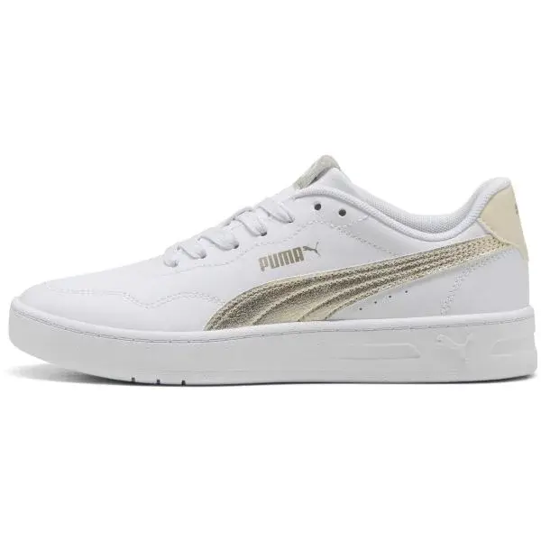 Puma COURT LALLY METALLIC WHISPER Dámske tenisky, biela, veľkosť 40.5