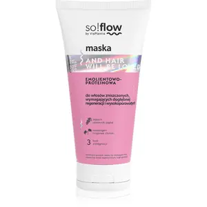 so!flow Damaged Hair Protein-Emollient Mask posilujúca maska pre poškodené vlasy 200 ml