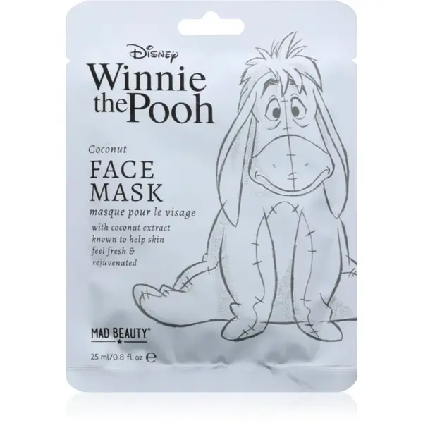 Mad Beauty Winnie The Pooh Eeyore vyživujúca plátienková maska 25 ml