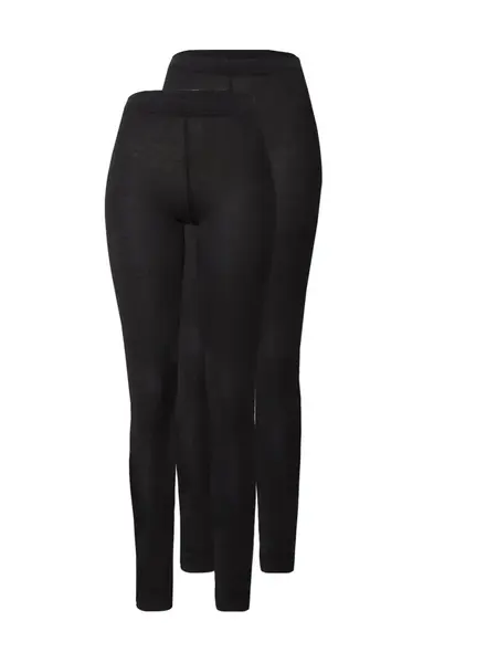 PIECES Legíny  čierna