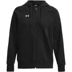Under Armour RIVAL FLEECE FZ HOODIE Dámska mikina, čierna, veľkosť M