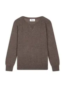 JUST CASHMERE Sveter 'Helen'  tmavošedá