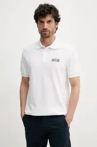Versace Jeans Couture Bavlnené polo tričko Versace Jeans Couture
