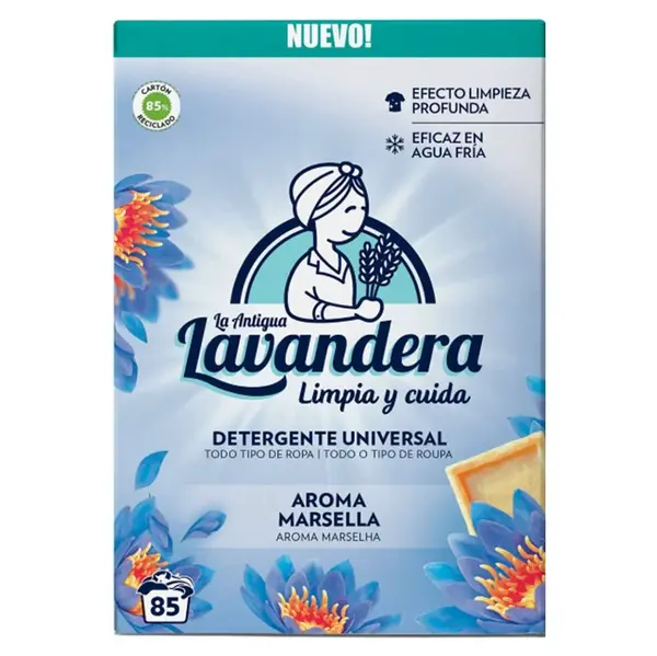 LAVANDERA Prací prášok Marseillské mydlo 85 praní 4,675 kg