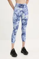 Legíny Lacoste dámské, modrá barva, vzorované, OF8572