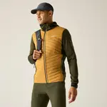 Pánská lehká hybridní  bunda regatta andreson marl žlutá/zelená l