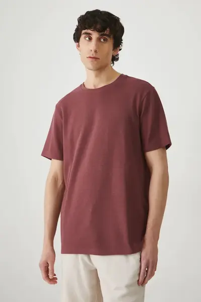 Bavlněné tričko Medicine pánské, růžová barva