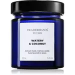 Vila Hermanos Apothecary Cobalt Blue Watery & Coconut vonná svíčka 150 g