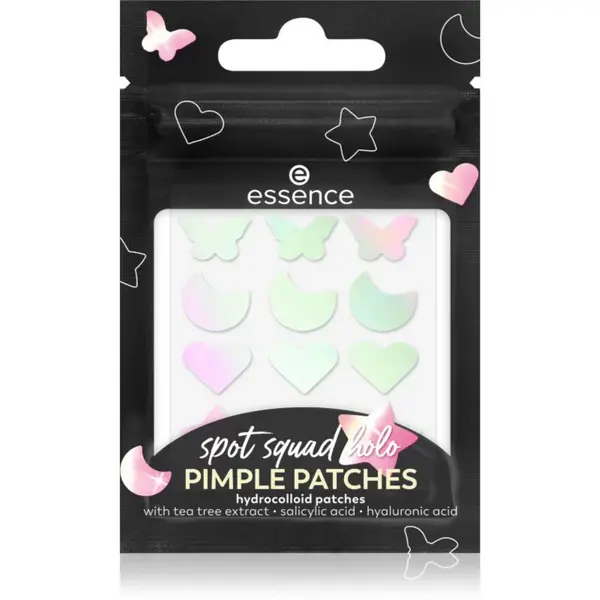 essence Spot Squad Holo Pimple Patches lokální péče proti akné 24 ks