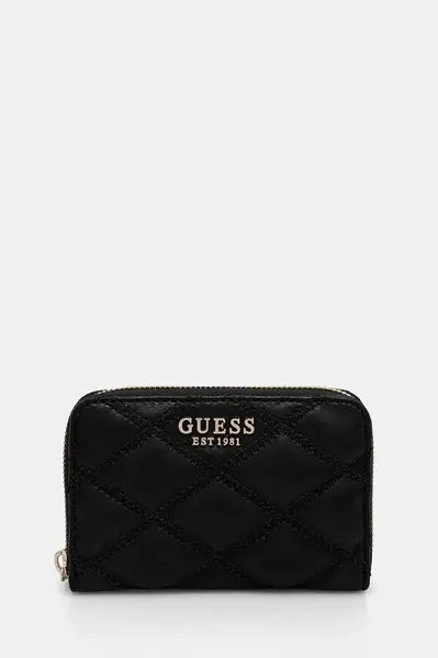 Peněženka Guess TAMSIN černá barva, SWQG96 32140