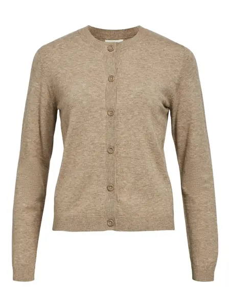 OBJECT Kardigán 'OBJThess'  tmavobéžová