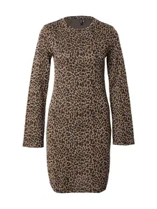 VERO MODA Šaty 'VMNELLA'  čokoládová / čierna